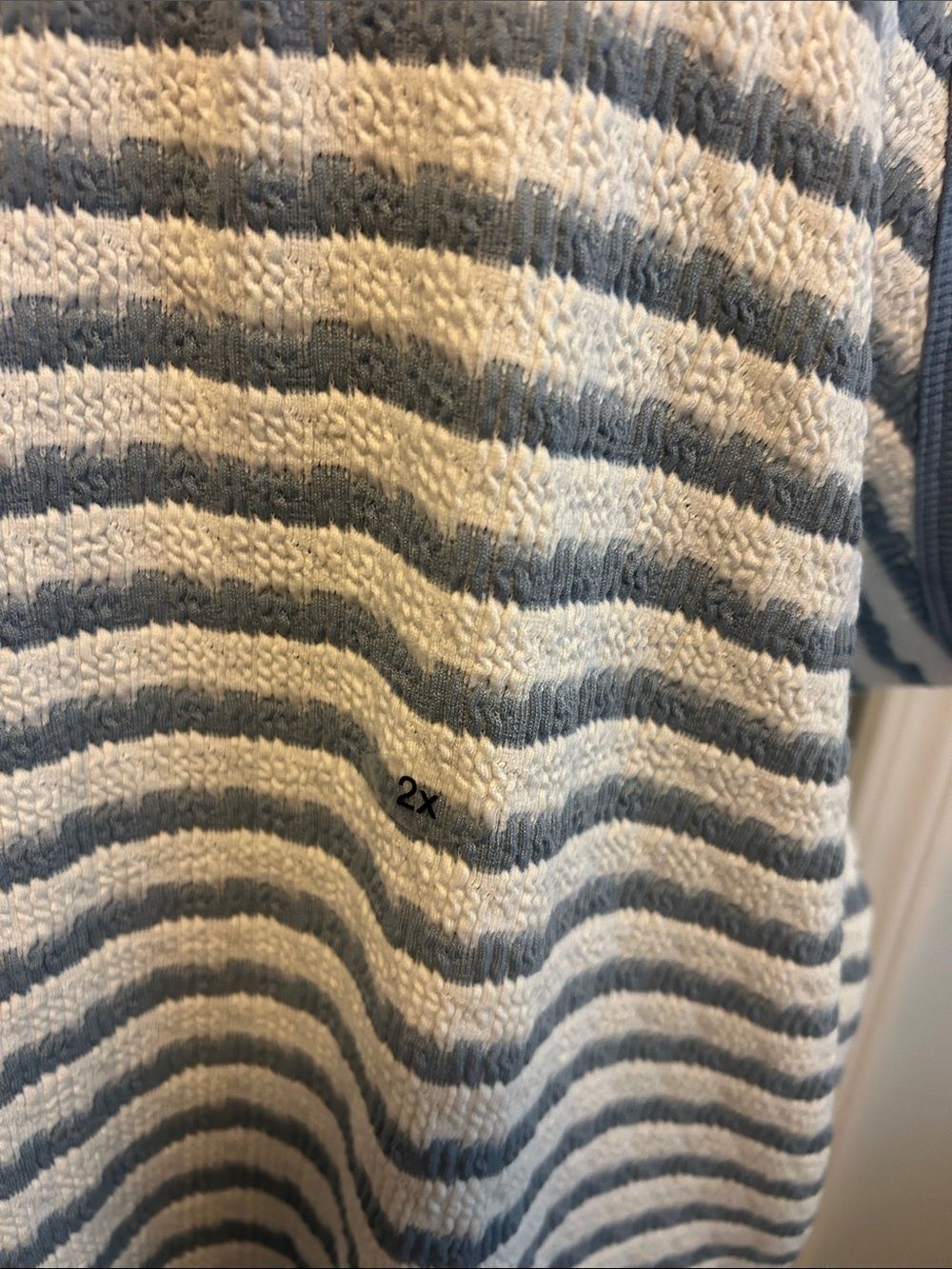 NWT Maurices blue and White Striped Sleeveless Tank - Picture 3 of 5